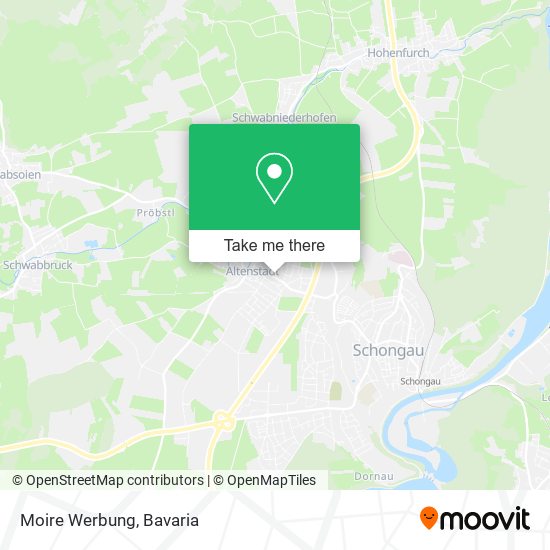 Moire Werbung map