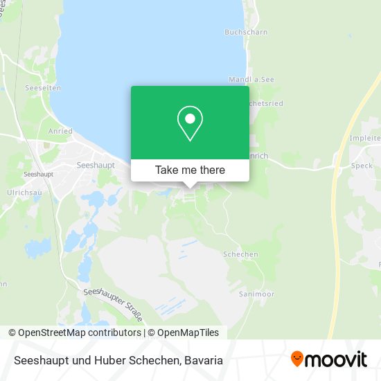 Seeshaupt und Huber Schechen map