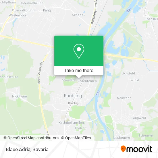 Карта Blaue Adria