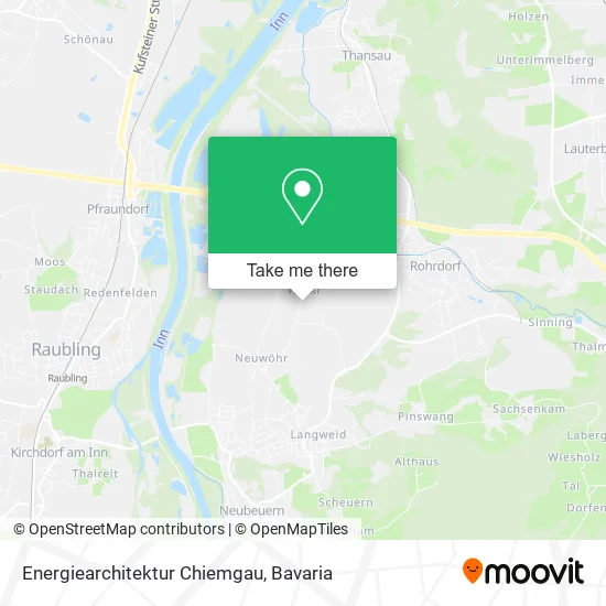 Energiearchitektur Chiemgau map