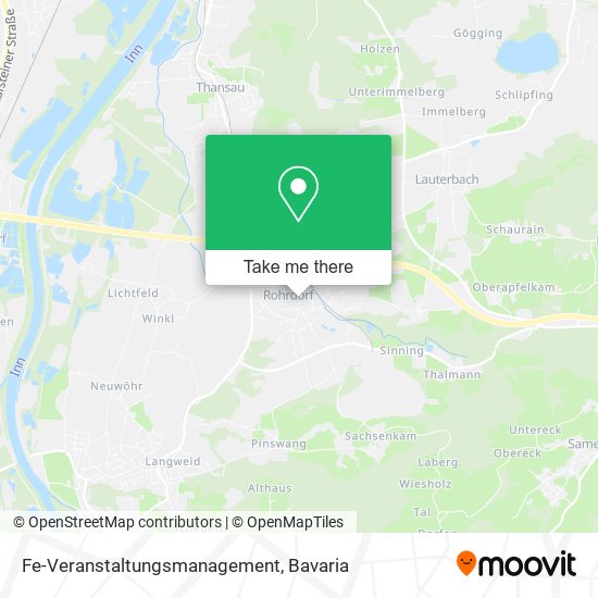 Fe-Veranstaltungsmanagement map