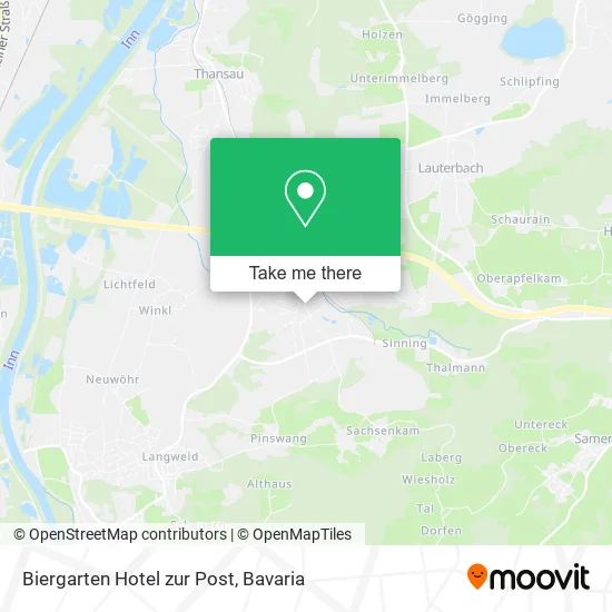 Карта Biergarten Hotel zur Post