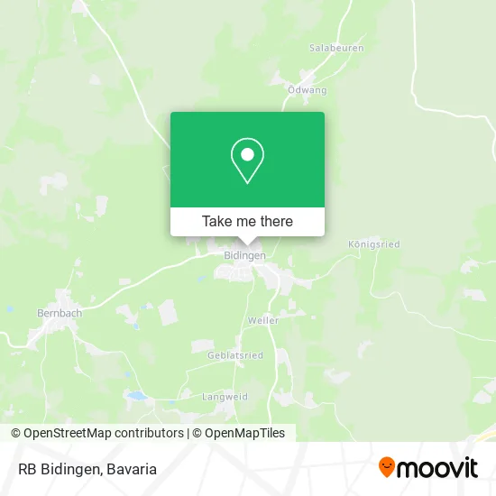 Карта RB Bidingen