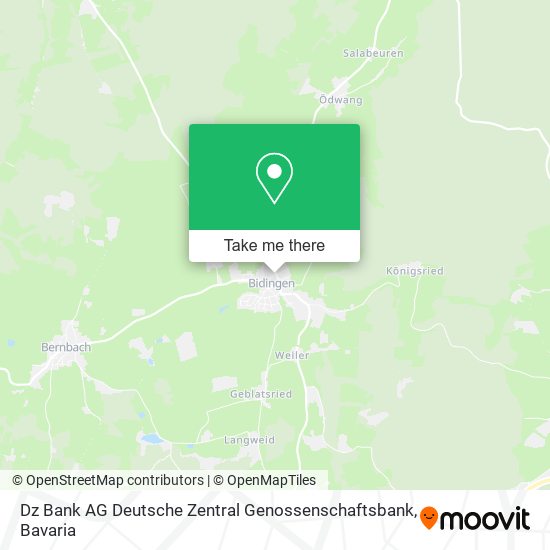 Dz Bank AG Deutsche Zentral Genossenschaftsbank map