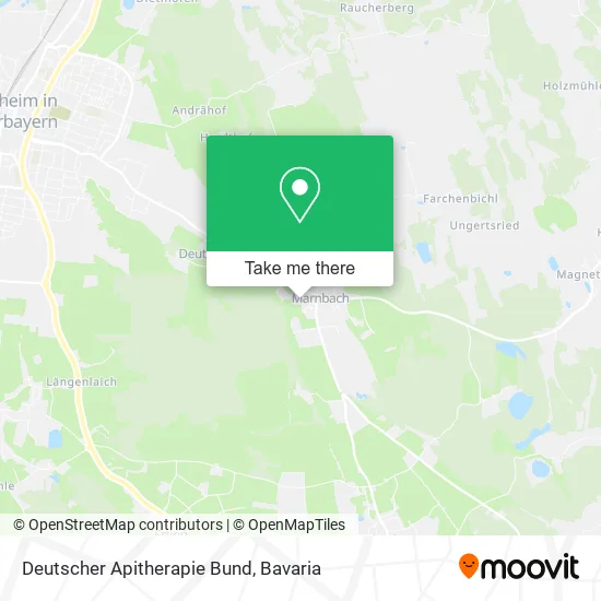 Карта Deutscher Apitherapie Bund