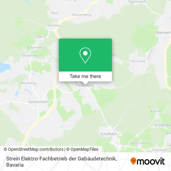 Карта Strein Elektro-Fachbetrieb der Gebäudetechnik