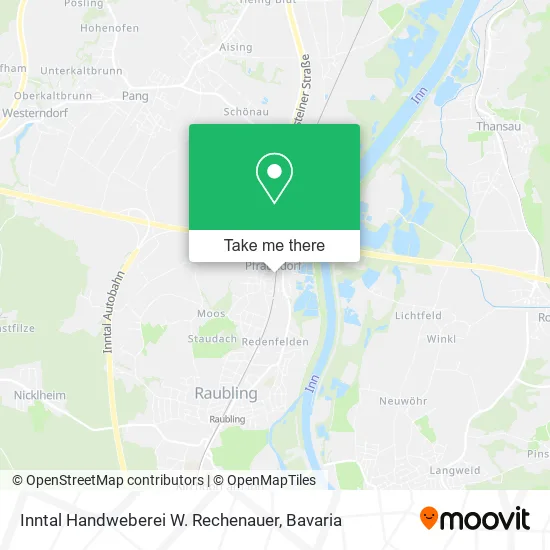 Карта Inntal Handweberei W. Rechenauer
