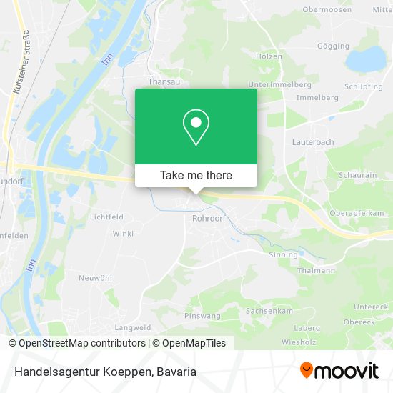Handelsagentur Koeppen map
