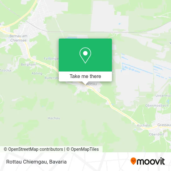 Rottau Chiemgau map