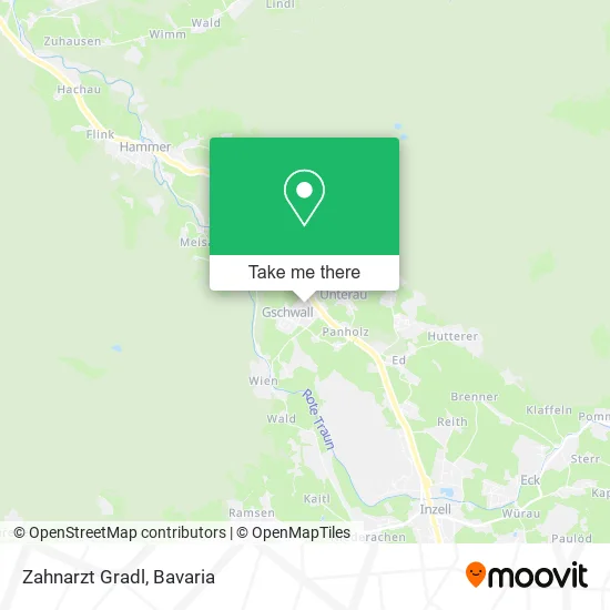 Карта Zahnarzt Gradl