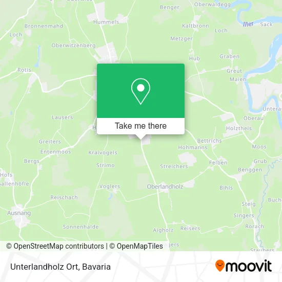 Карта Unterlandholz Ort