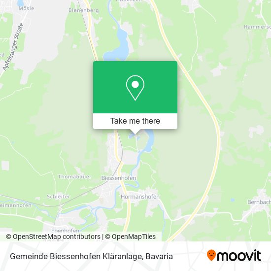 Gemeinde Biessenhofen Kläranlage map