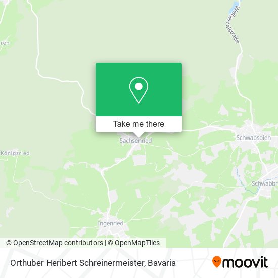 Orthuber Heribert Schreinermeister map