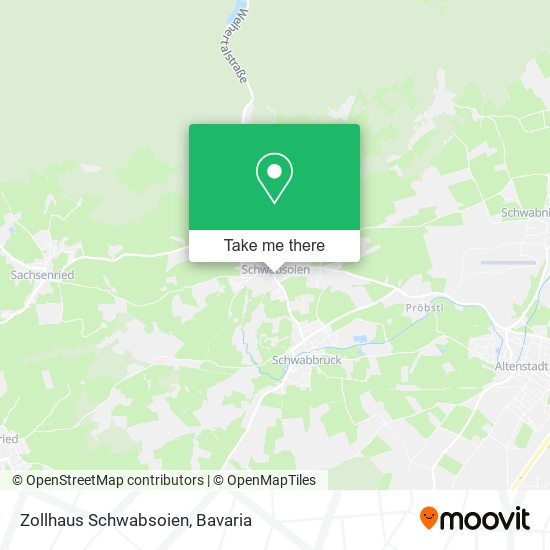 Zollhaus Schwabsoien map