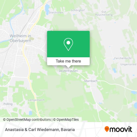 Anastasia & Carl Wiedemann map