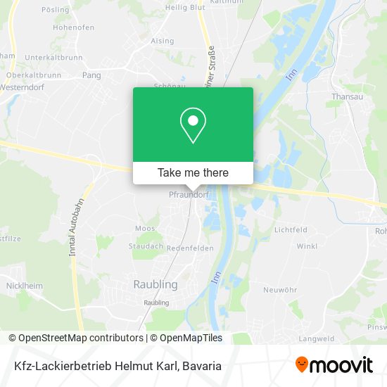 Kfz-Lackierbetrieb Helmut Karl map