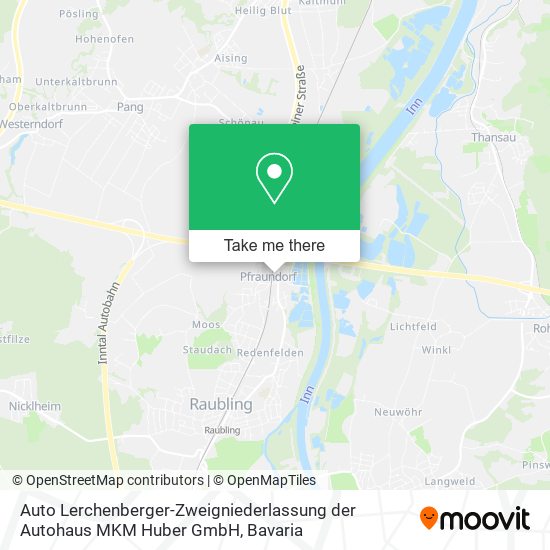 Auto Lerchenberger-Zweigniederlassung der Autohaus MKM Huber GmbH map