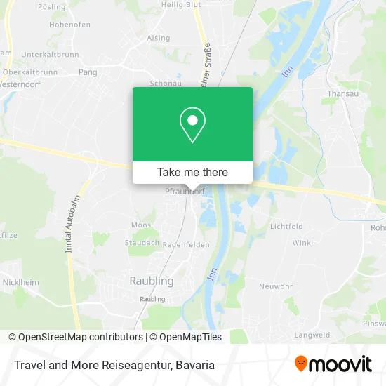 Карта Travel and More Reiseagentur
