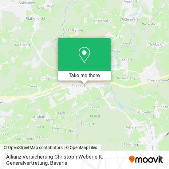 Allianz Versicherung Christoph Weber e.K. Generalvertretung map