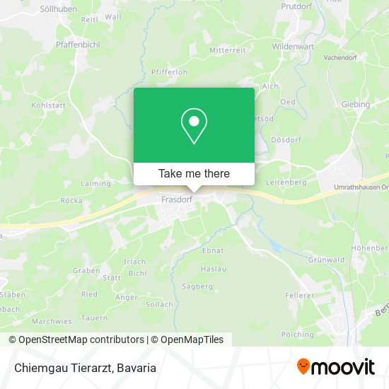 Chiemgau Tierarzt map