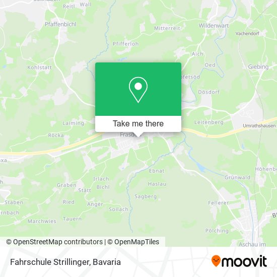 Fahrschule Strillinger map