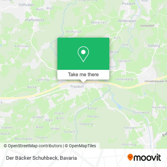 Der Bäcker Schuhbeck map