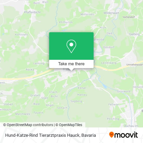 Hund-Katze-Rind Tierarztpraxis Hauck map