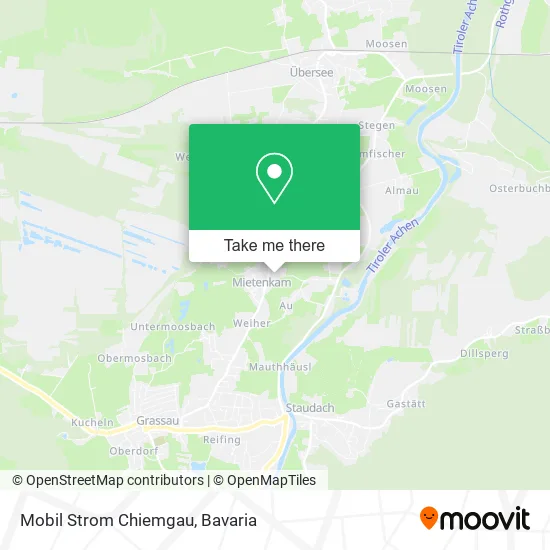 Карта Mobil Strom Chiemgau