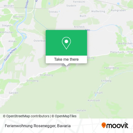 Ferienwohnung Rosenegger map