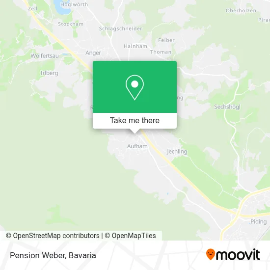 Pension Weber map
