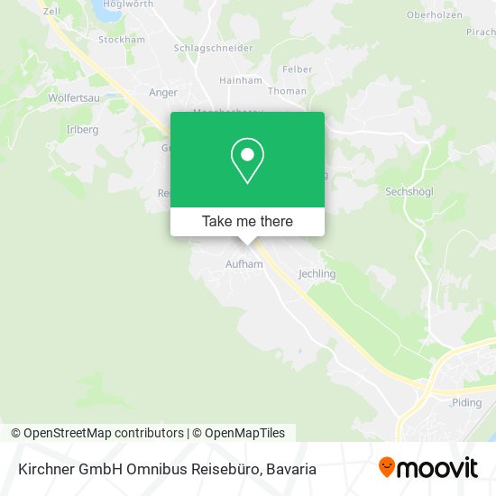 Kirchner GmbH Omnibus Reisebüro map