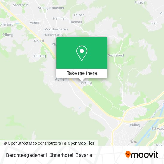 Berchtesgadener Hühnerhotel map