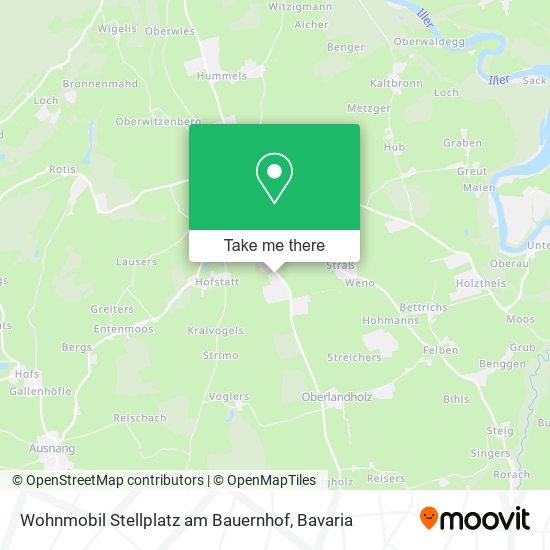 Карта Wohnmobil Stellplatz am Bauernhof