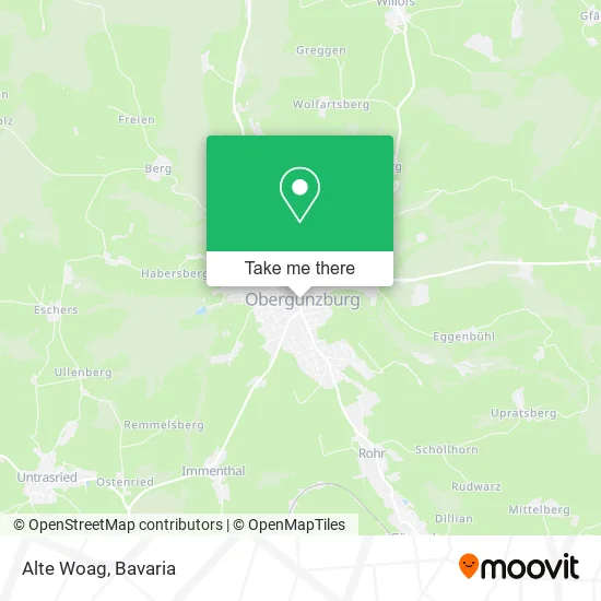 Карта Alte Woag