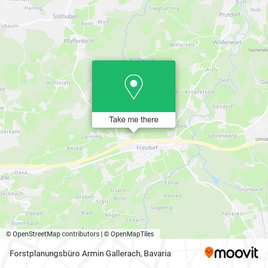 Forstplanungsbüro Armin Gallerach map