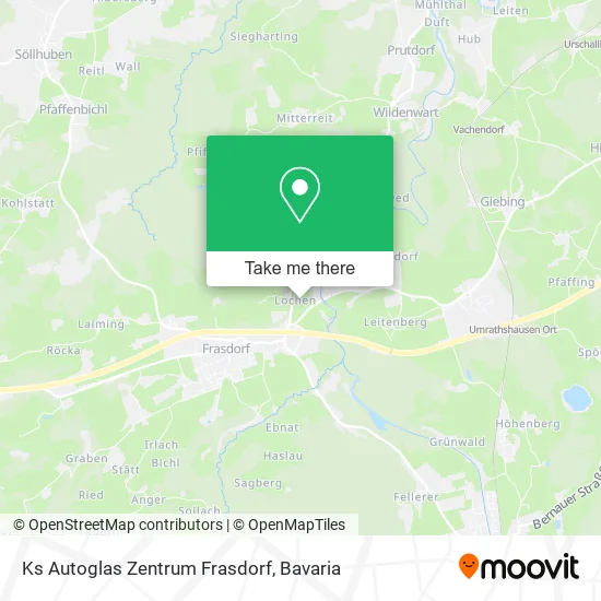 Карта Ks Autoglas Zentrum Frasdorf