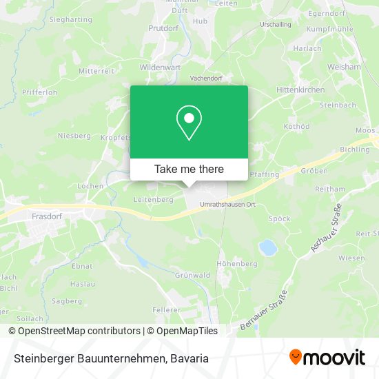 Steinberger Bauunternehmen map