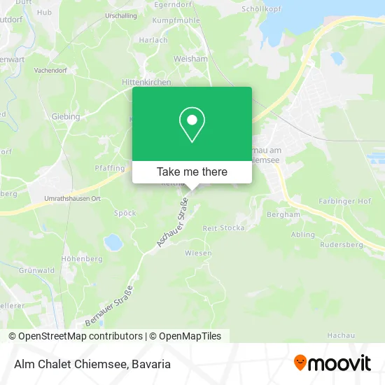 Alm Chalet Chiemsee map