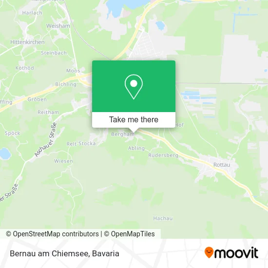 Bernau am Chiemsee map