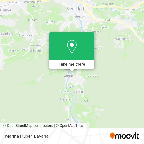 Marina Huber map