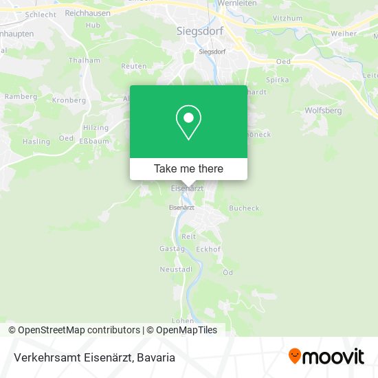 Verkehrsamt Eisenärzt map
