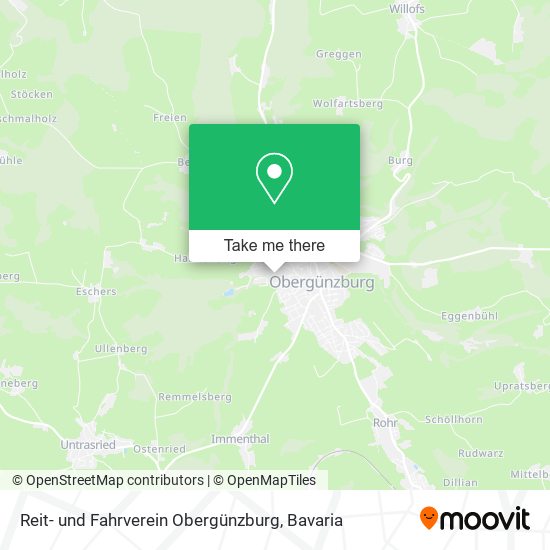 Reit- und Fahrverein Obergünzburg map