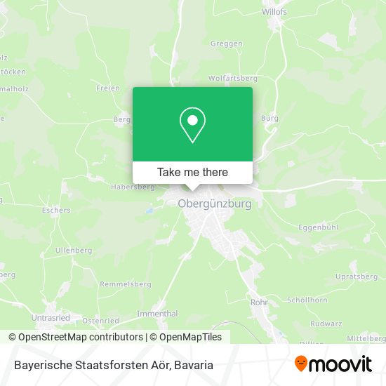 Bayerische Staatsforsten Aör map