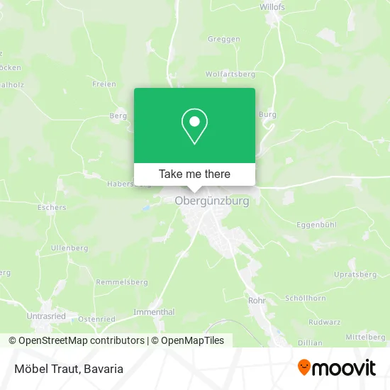 Карта Möbel Traut