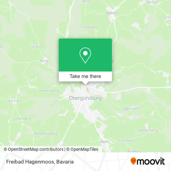 Карта Freibad Hagenmoos