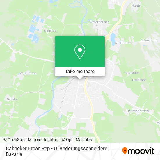 Карта Babaeker Ercan Rep.- U. Änderungsschneiderei