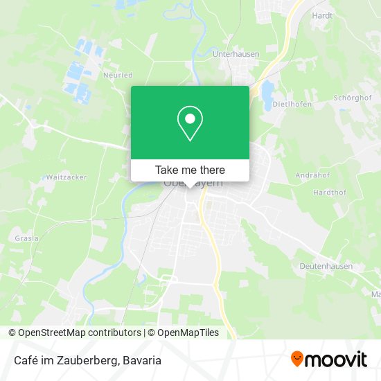 Café im Zauberberg map
