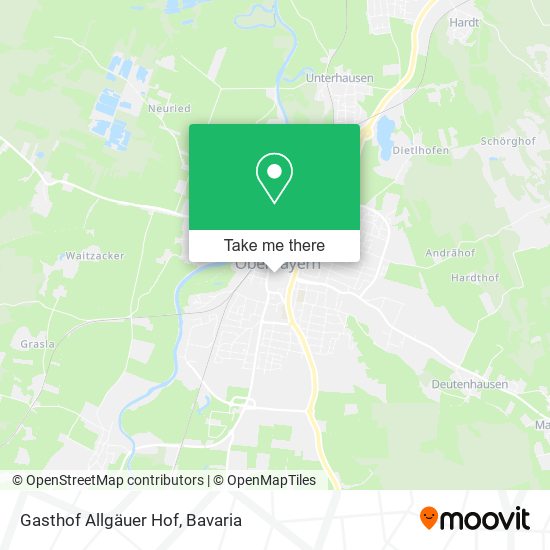 Gasthof Allgäuer Hof map