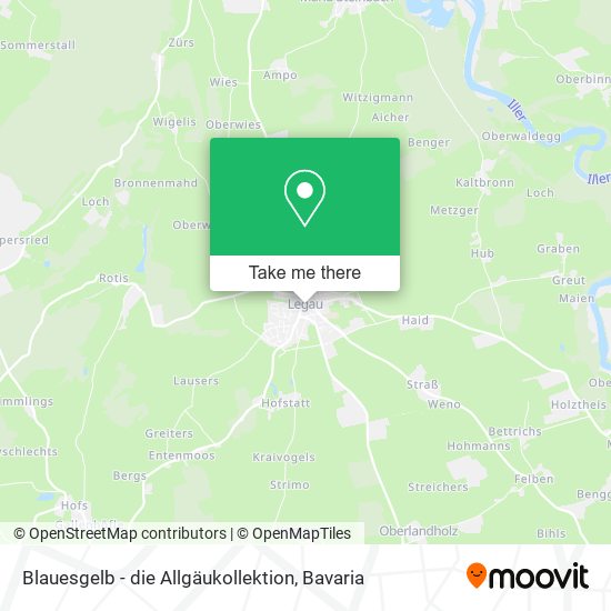 Blauesgelb - die Allgäukollektion map