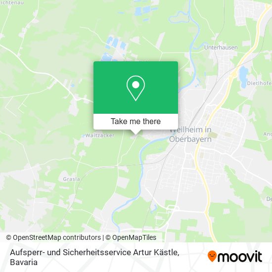 Aufsperr- und Sicherheitsservice Artur Kästle map